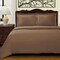 Homeroots Taupe Twin Cotton Blend 400 Thread Count Washable Duvet Cover Set 528338 - alternate 2