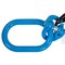Mytee Products 5/8in x 2ft Single Leg Chain Sling 22,000 Lbs WLL, Oblong Link-to-Sling Hook Ends CH582-58FH-OBL-G100 - alternate 3