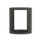 Manhattan Comfort Alure 20 in  End Table in Charcoal ET1833-1 - alternate 3