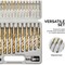 Tooluxe Hex Shank Drill Bit Set, 30 Piece, Titanium Coated Metal Bits, 1/16 in - 0.5 in Size 10055L - alternate 2