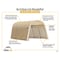 Shelterlogic AutoShelter Roundtop 10 x 15 x 8 ft Sandstone 62689 - alternate 5