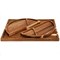 Megachef 3 Piece Acacia Wood Cutting Board with Maganitized Serving Board Platter 750122175M - alternate 3