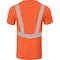 Ironwear Elastex Class 2 Breathable Short Sleeve Hi Vis Shirt with GeoFlect Reflective Tape, Orange, X-Large 7132-O-XL - alternate 2