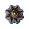 Homeroots 1.5" X 1.5" X 1.5" Ceramic Metal Multicolor Knobs, 12PK 358088 - alternate 1