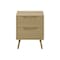 Monarch Specialties Accent Table, Side Table, Storage Drawer, Nightstand, Bedroom, Living Room, Natural, Contemporary I 3692 - alternate 3
