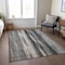 Homeroots 10' X 14' Brown Gray And Ivory Botanical Leaves Washable Indoor Outdoor Area Rug 581935 - alternate 2