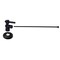 Westbrass Toilet Kit W/ 1/4-Turn 1/2 in IPS Stop and Wax Ring, Lever Handle in Polished Chrome D1615TBL-62 - alternate 2