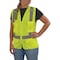 Ergodyne Hi-Vis Vest, M, 28 " L, Lime, Polyester 22463 - alternate 1