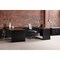 Hirsh Desk Pedestal, 36 in D X 29 1/2 in H, 72 in W X Steel, Black/Walnut 20541 - alternate 3