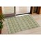 Homeroots 3' X 5' Artichoke Green Gray And Ivory Moroccan Washable Indoor Outdoor Area Rug 594292 - alternate 1