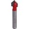 Freud Router Bit, 3/8 in Dia Cutter, 1-3/4 in OAL, 1/4 in Dia Shank, 2-Cutter, Carbide 20-102 - alternate 4