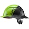 Lift Safety DAX Carbon Fiber Full Brim 50-50 (Lime Green/Black) - ANSI-C, TYPE 1 HDF50C-20GC - alternate 3