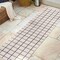 Jonathan Y Grid Modern Squares Cream/Dark Gray 2 ft. x 8 ft. Indoor/Outdoor Runner Rug SMB200A-28 - alternate 3