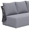 Homeroots 76" Gray Polypropylene Sofa 667664 - alternate 4