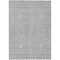 Homeroots 5' X 8' Gray And Ivory Chevron Washable Indoor Outdoor Area Rug 596268 - alternate 5