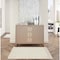 Homeroots 3' X 5' Ivory And Gold Indoor Outdoor Area Rug 572344 - alternate 2