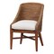 Bali & Pari Jasper Woven Seagrass Dining Chair, Brown Wash 265-14533-ZORO - alternate 1