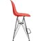 Leisuremod Cresco Acrylic Barstool - Modern ABS Plastic Counter Stool with Steel Legs & Footrest, 2PK CRBL-30TR2 - alternate 2