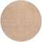 Homeroots 8' Peach And Beige Round Geometric Washable Indoor Outdoor Area Rug 610843 - alternate 3