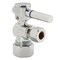 Westbrass Toilet Kit W/ 1/4-Turn nom comp Stop and Wax Ring, Lever Handle in Satin Nickel D1614TBL-05 - alternate 2