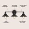 Jonathan Y July 26.5" 3-Light Industrial Farmhouse Metal Vanity Light, Oil Rubbed Bronze JYL7428A - alternate 4