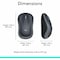 Logitech WIRELESS MOUSE BLACK/GREY M185 910-002225 - alternate 1