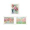 Homeroots Set Of Three Garden Flowers White Grooved Frame Print Wall Art, 3PK 408006 - alternate 1