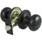 Prosource Passage Knob, Metal, Aged Bronze, 2-3/8 to 2-3/4 in Backset, 1-3/8 to 1-3/4 in Thick Door TFX730V-PS - alternate 1