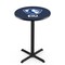 Holland Bar Stool Co 36" Blk Wrinkle Eastern Illinois Pub Table, 36" dia. Top L211B3636EastIL - alternate 1