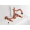 Kingston Brass Two-Handle Wall Mount Bridge Kitchen Faucet, Antique Copper KS126PLAC - alternate 3