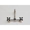 Kingston Brass Two-Handle Wall Mount Bridge Kitchen Faucet, Brushed Nickel KS2448PKX - alternate 3