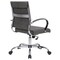 Leisuremod Benmar Leather Office Chair, Charcoal BO19CHL - alternate 5