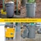 Rubbermaid Commercial Brute(R) 10 gal Round Trash Can, Yellow, None, Plastic, Not Applicable FG261000YEL - alternate 2