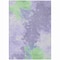 Homeroots 5' X 8' Lavender Mint Green And Ivory Abstract Washable Indoor Outdoor Area Rug 617402 - alternate 2