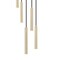 Z-Lite Forest 5 Light Chandelier, Modern Gold, 12 In W x 12 In H 919MP12-5R-MGLD-LED - alternate 3