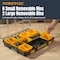 Powertec Small Parts Tool Box 2PK - 20 Compartments, IP65 Water, Stackable & Interlocking, Removable, 2PK 72366-P2 - alternate 2