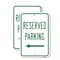 Signmission Reserved Parking With Left Arrow, 12'' X 18'' 2 Signs, Heavy Gauge Aluminum, 2PK A-1218-2PACK-24772 - alternate 1