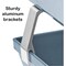 Acrimet Facility 2 Tier Letter Tray Side Load Letter Size Desktop File Organizer Plastic Solid Blue 253.AO - alternate 3