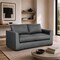 Manhattan Comfort Cleo Upholstered Loveseat in Pewter SF1950-PT - alternate 2
