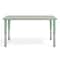 Flash Furniture Plastic Adjustable Height Classroom Activity Table-Light Gray/Sage, 47.25x23.5 YU-YCY-060-RECT-TBL-SAGE-GG - alternate 3
