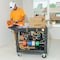 Klein Tools Utility Cart, Polypropylene, 500 lb Load Capacity, 44.63 in L, 25-1/2 in W, 39 in H 54831MB - alternate 2