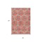 Homeroots 8' X 10' Coral And Taupe Geometric Washable Indoor Outdoor Area Rug 613491 - alternate 4