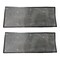 Mytee Products 2PK Front Silver Grille w/o Bug Screen for Freightliner Replace 17-14104-001, 2PK GRILLE-M2-BS-0319x2 - alternate 2