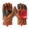 Milwaukee Tool Impact Cut Level 3, Goatskin Leather Glov, Goatskin, Shirred Slip-On Cuff, Keystone Thumb, M 48-22-8771 - alternate 1