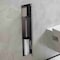 Hansgrohe XtraStoris Rock Recessed Toilet Brush Holder with Shelf & Tileable Door in Brushed Stainless Steel 56060800 - alternate 2
