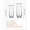 Vevor 16 PCS Drinking Glasses Set 18.26 Oz 11.5 Oz Highball Cocktail Glassware, 16PK 3614/3615 - alternate 2