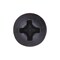 Auveco #6 x 3/4in Phillips Pan Head Tapping Screw - Black Oxide, 100PK 11918 - alternate 2