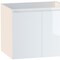 Homeroots 24" White Wood Freestanding Bathroom Vanity With White Sink And Two Drawers 627411 - alternate 3