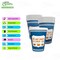 Ecoquality 8oz Insulated Paper Hot Cups With White Flat Lids New York Greek Design Cups, 100PK EQ8OZANGPCWFL-100 - alternate 2