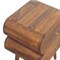 Homeroots 20" Brown Solid Wood Round Two Drawer Nightstand 651521 - alternate 2